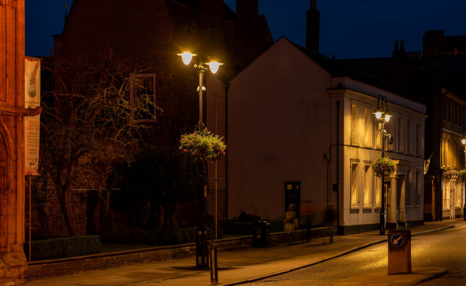 heritage street lighting in Suffolk